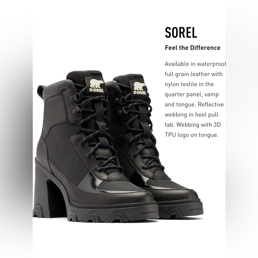 NEW Sorel Women's Brex Heel Lace Boot 10.5